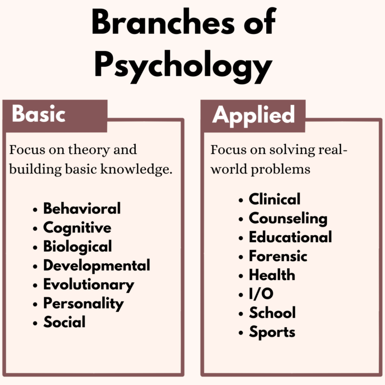 Branches of psychology