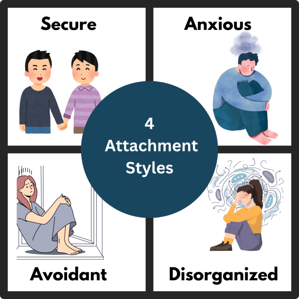 4 Styles of Attachment: Signs, Effects, and Quiz - Explore Psychology