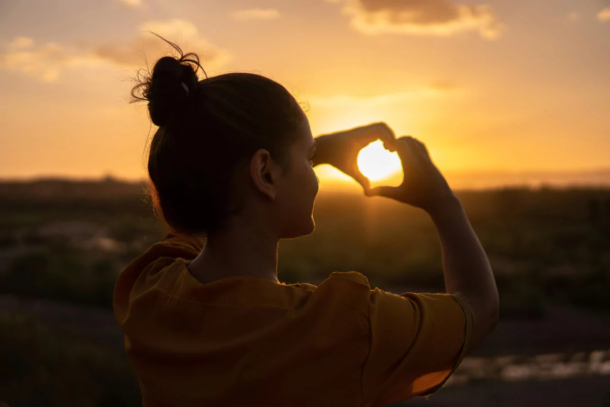 Woman thinking about her summer goals