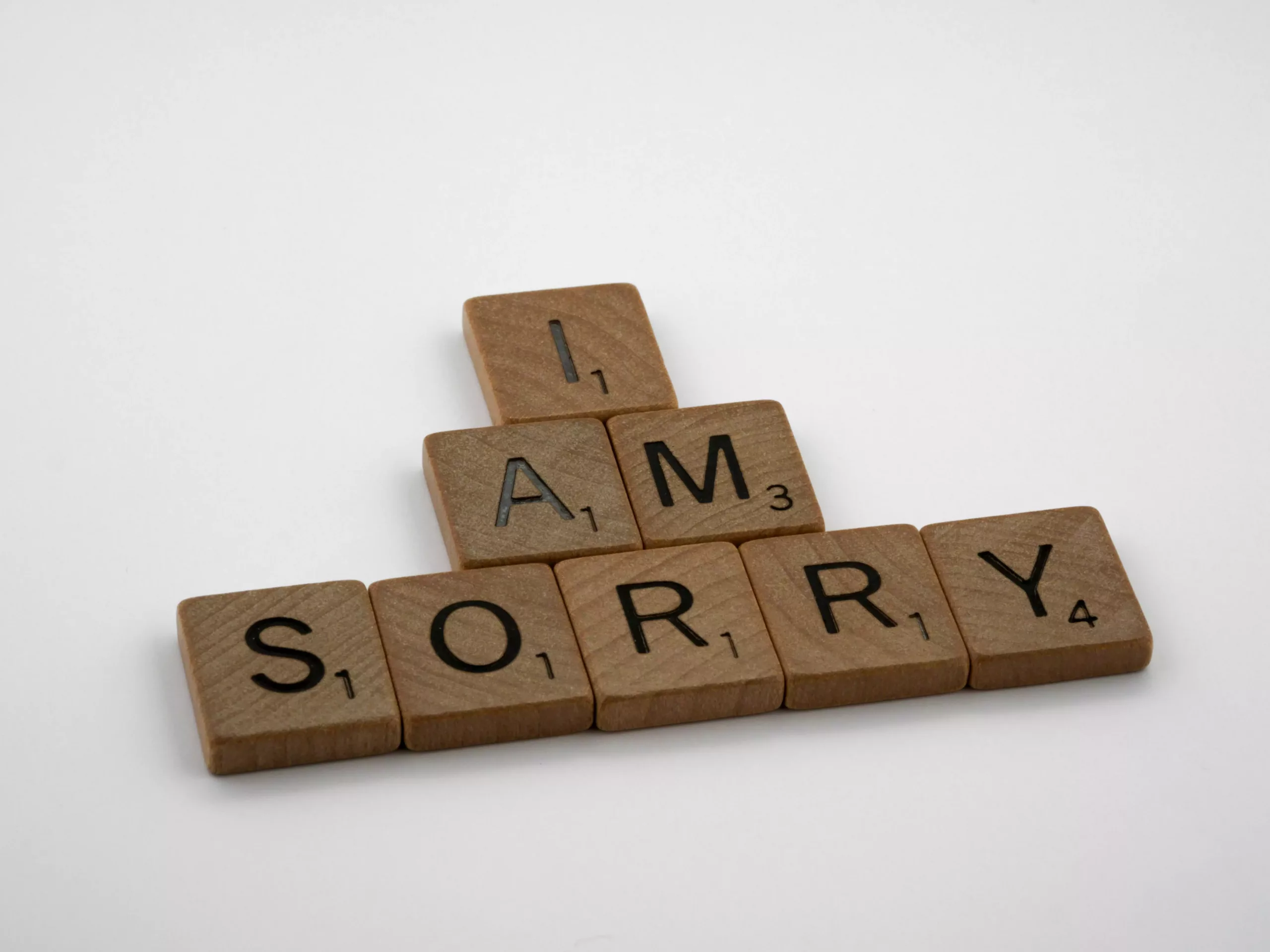 Saying sorry can alleviate guilt